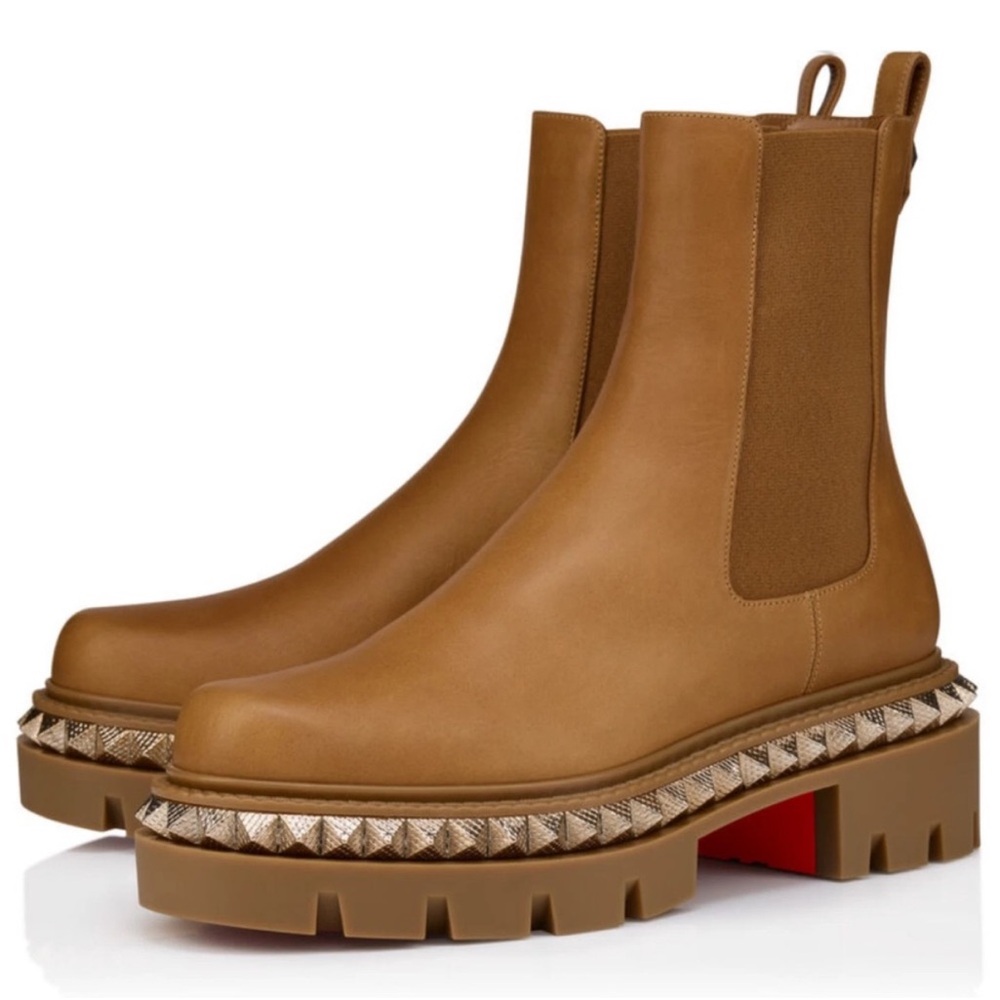 Christian Louboutin St Emilia Pyraclou Leather Boot Size 9B/39